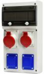 SCAME Tablou organizare santier precablat 2 prize schuko (633.RO0025)