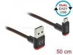 Delock EASY-USB 2.0 kábel A-típusú csatlakozódugó - EASY-USB Micro-B típusú csatlakozódugó (DL85265) (DL85265)