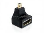 Delock Adapter magas sebességű HDMI - mikro D apa > A anya, elforgatott (DL65270) (DL65270)