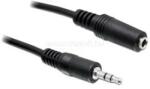 Delock audio kábel sztereo jack 3.5 mm apa / anya, 3 m (DL84002) (DL84002)