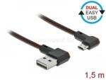 Delock EASY-USB 2.0 kábel A-típusú csatlakozódugó - EASY-USB Micro-B típusú csatlakozódugó (DL85272) (DL85272)