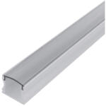 AVIDE Alu Profil "U" 17.2X14.4Mm Falon Kívüli Áttetsző Búrával 1M (AAP-SM1714-1M-CL)