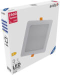 Avide Led Beépíthető Négyzetes Mennyezeti Lámpa Műanyag 24W Cw 6400K (ACRPCW-S-24W-PC)