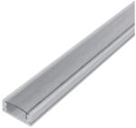 AVIDE Alu Profil "U" 17.4X7Mm Falon Kívüli - Áttetsző Búrával 1M (AAP-SM177-1M-CL)