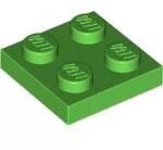 LEGO® 3022c36 - LEGO élénk zöld lap 2 x 2 méretű (3022c36)