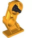 LEGO® 70943c3 - LEGO sárga nagy figura láb, fekete pinnel, jobbos (70943c3)
