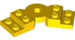 LEGO® 79846c3 - LEGO sárga lap 2 x 6 x 2/3 méretű, hajlított (79846c3)