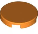 LEGO® 14769c4 - LEGO narancssárga csempe 2 x 2 méretű, kerek, alján bütyök foglalattal (14769c4)