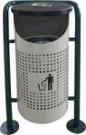 Horecano G-Кош стационарен СИВ Ø36xh91cm (96932-G)(две части) (0185113)