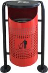 Horecano G-Кош стационарен ЧЕРВЕН Ø36xh91cm (96932-R)(две части) (0185112)