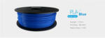  3D FILAMENT 1, 75mm PLA Kék /1kg-os tekercs/ (3DFILAMPLA175BL) - jatekotthon