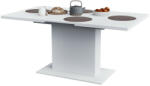 Leziter Yorki Elegant Premium kihúzható étkezőasztal 120/160x90 cm fehér (LYETKLEX120F) - moretti