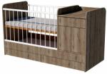  Bogi Uno 3in1 baba kombi kiságy 120×70 cm ágyneműtartóval - Gesztenye
