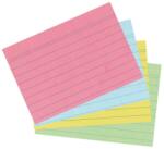 Herlitz Kartotékkártya A6 / 200 ív, vonalas, többszínű