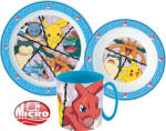  Pokémon étkészlet, micro műanyag szett bögrével 350 ml (STF22234)