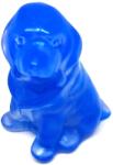 R. M. ékszer Ásványok Figura Üveg kék kutya 4cm (010525)