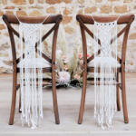 Ginger Ray Decorațiune pentru scaun - Macrame 2 buc