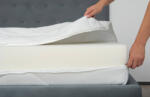 Somnart Husa saltea matlasata detasabila Ultrasleep Somnart, 140x200x18 cm, tricot, fermoar alb 4 laturi (HUSA.TRC.150.140X200X18)