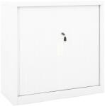 vidaXL Dulap cu ușă glisantă, alb, 90x40x90 cm, oțel (336429) - maryon Dulap arhivare