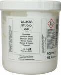 Lukas Studio Plastic Pot Vopsea cu ulei Alb Titanium 500 ml 1 buc (702080500)