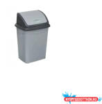  Szemetes kuka billenő fedéllel műanyag 5 literes szürke (56814)