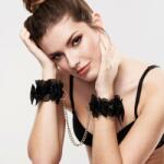 Bijoux Indiscrets Frou Frou Satin & Organza Handcuffs - superlove