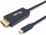 Equip Kábel - 133411 (USB-C to HDMI, apa/apa, 4K/30Hz, műanyag bu (133411)