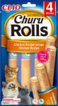 Inaba Foods Churu Rolls Recompense pentru Pisici cu Pui