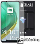 Xiaomi Mi 10T 5G, 10T Pro 5G, Üvegfólia, 9H, 5D, 0, 3mm, Teljes, Fekete
