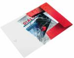 Leitz Mapa cu elastic Leitz WOW, PP, reciclabil, A4, 150 coli, rosu (ESS45990026)