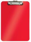 Leitz Clipboard Leitz WOW, simplu, PS, A4, 100 coli, rosu (ESS39710026)