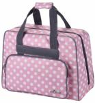 Phoenix Geanta pentru depozitarea si transportul masinilor de cusut, dimensiuni 45x31x20cm, polka dots Phoenix roz (phoenix_20075)