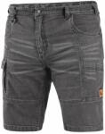 CXS Pantaloni scurți din denim CXS MURET pentru bărbați - Gri / neagră | 46 (1450-040-710-46)