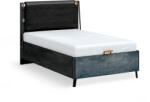 Cilek Pat cu tablie, cu spatiu de depozitare, Colectia Dark Metal (100x200 cm) (20.52.1705.00-20.52.1312.00)