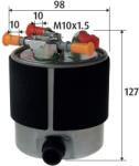 VALEO filtru combustibil VALEO 587616 (587616) - automobilus