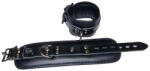 Mister B Essential Leather Lockable Ankle Restraints Black