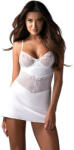Obsessive Alissium Chemise & Thong White XL/XXL