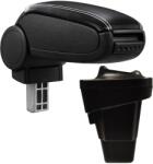  Cotieră pentru Ford Focus 3 Non-Facelift (04.2011-2015) negru piele ecologica cu cusatura alba () (AVR-FDFC1220-N2A)