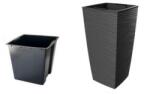 GimiHome Ghiveci inalt cu vas interior, 36x36x70, Aurora 933, diverse culori (MGH-563338)