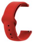 GIGAPACK GP-142830 univerzális 22mm piros szilikon óraszíj (GP-142830)