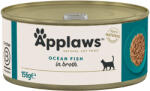 Applaws 6x156g Applaws Óceáni hal hallében nedves macskatáp 5+1 ingyen akcióban