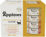 Applaws 12x70g Applaws Csirkeválogatás húslében Adult konzerv vegyes csomag nedves macskatáp 10+2 ingyen akcióban