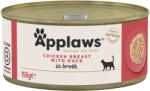 Applaws 6x156g Applaws Csirkemell & kacsa húslében nedves macskatáp 5+1 ingyen akcióban