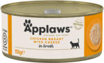 Applaws 6x156g Applaws Csirkemell & sajt húslében nedves macskatáp 5+1 ingyen akcióban