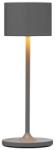 blomus Blomus FAROL MINI hordozható asztali lámpa, 19, 5 cm, LED, melegszürke, alumínium (67048)