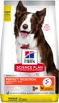 Hill's Hill' s Science Plan Canine Perfect Digestion Medium 14 kg + Tickless Pet GRÁTISZ