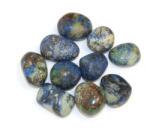 Azurit Mineral Natural Rulat - 26-32 x 24-29 mm - ( XL) - 1 Buc