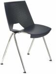 Antares Scaune conferință Strike 2131 metal cromat+plastic gri