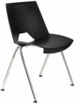 Antares Scaune conferință Strike 2131 metal cromat+plastic negru