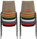 Antares Scaune conferință Strike 2131 metal cromat+plastic